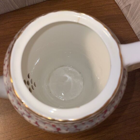 Vintage HM Sutherland England Woodland Dell Bone China Tea Pot And Lid Floral - Picture 7 of 15